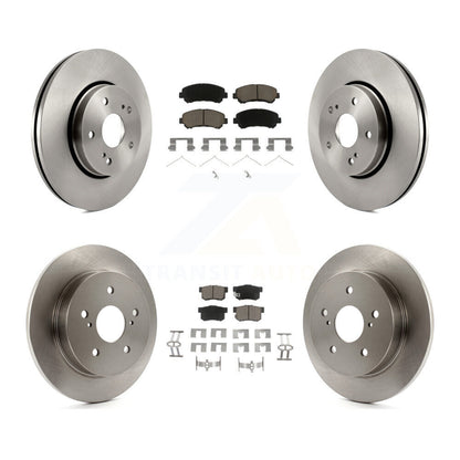 Kit de rotors de frein à disque avant et arrière et plaquettes en céramique pour Suzuki Kizashi 2010-2013