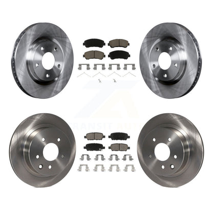 Kit de rotors de frein à disque avant et arrière et plaquettes en céramique pour Nissan Rogue Select