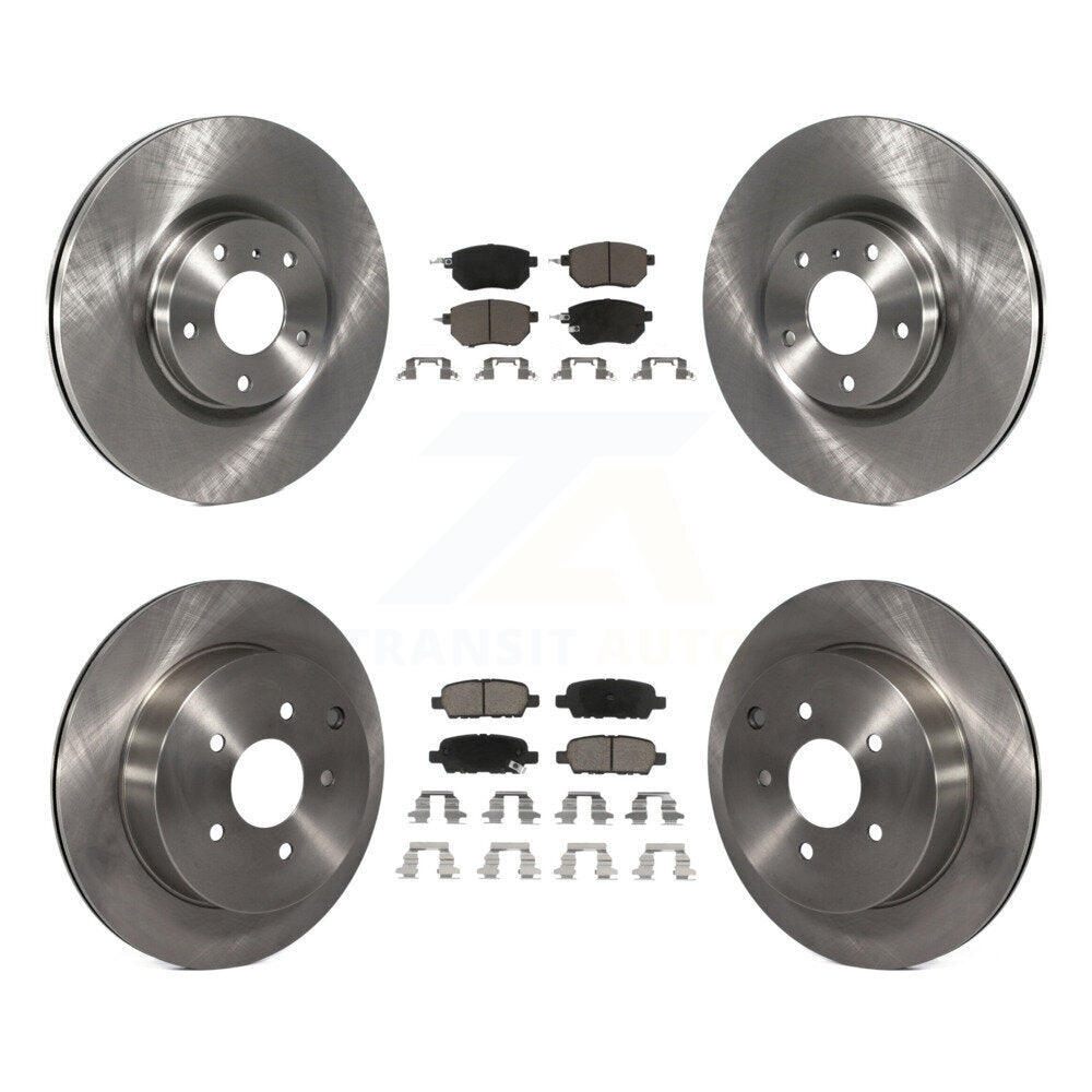 Kit de rotors de frein à disque avant et arrière et plaquettes en céramique pour Nissan Murano K8C-100977