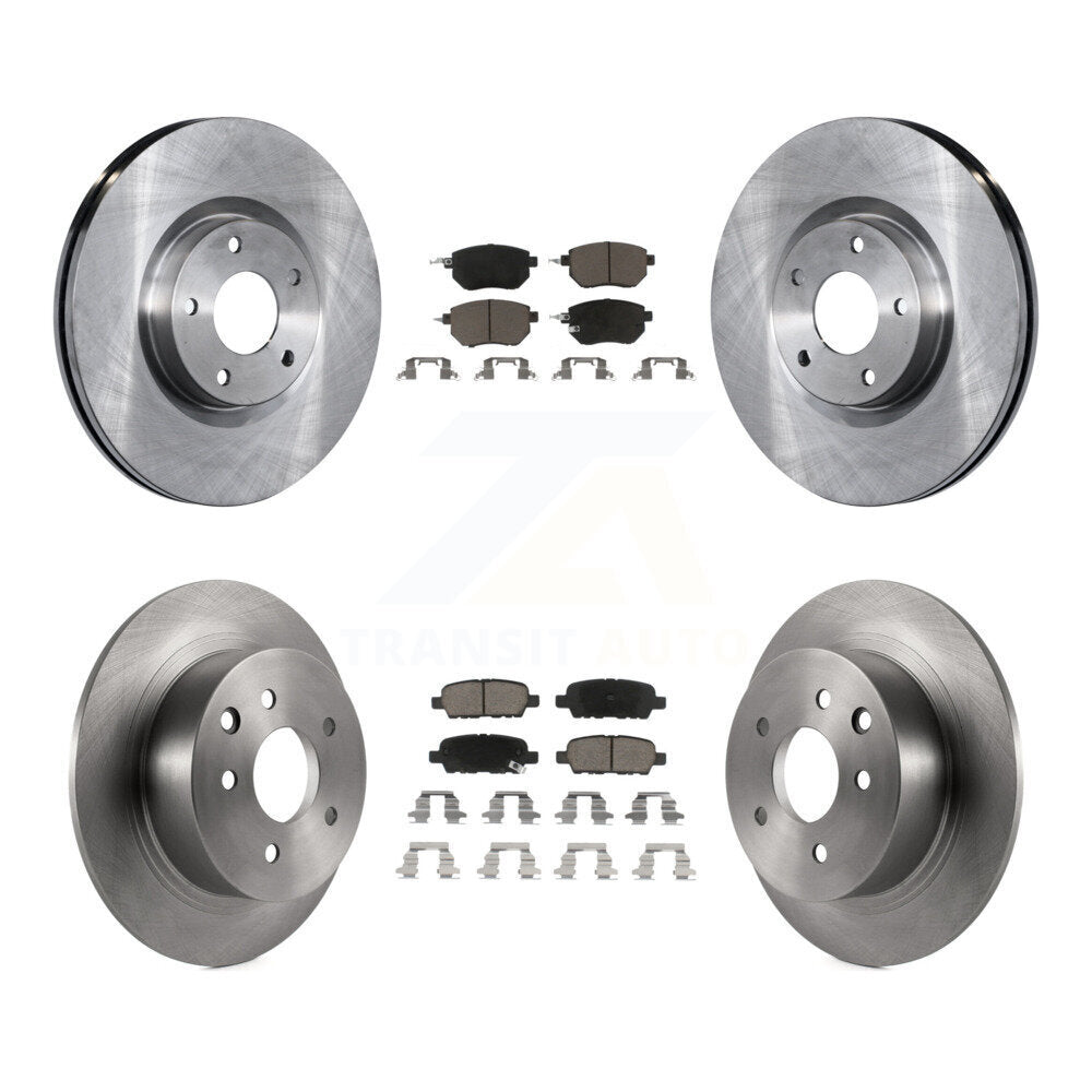 Kit de rotors de frein à disque avant et arrière et plaquettes en céramique pour Nissan Altima Maxima