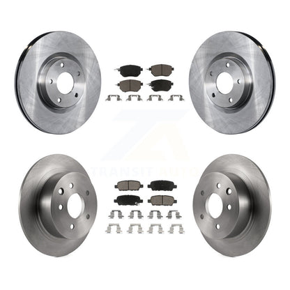 Kit de rotors de frein à disque avant et arrière et plaquettes en céramique pour Nissan Altima Maxima