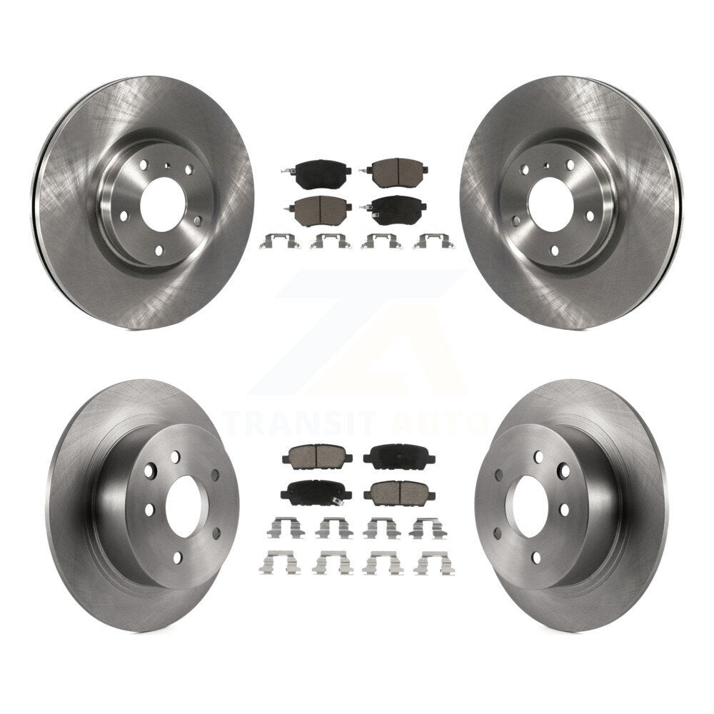 Kit de rotors de frein à disque avant et arrière et plaquettes en céramique pour Nissan Altima Maxima