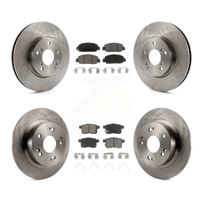 Kit de rotors de frein à disque avant et arrière et plaquettes en céramique pour Honda Accord K8C-100982