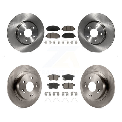 Kit de rotors de frein à disque avant et arrière et plaquettes en céramique pour Honda Accord K8C-100983