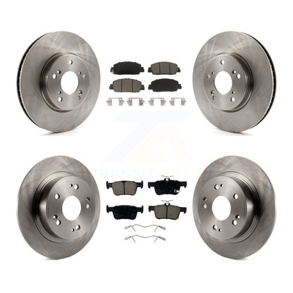 Kit de rotors de frein à disque avant et arrière et plaquettes en céramique pour Honda Accord K8C-100985