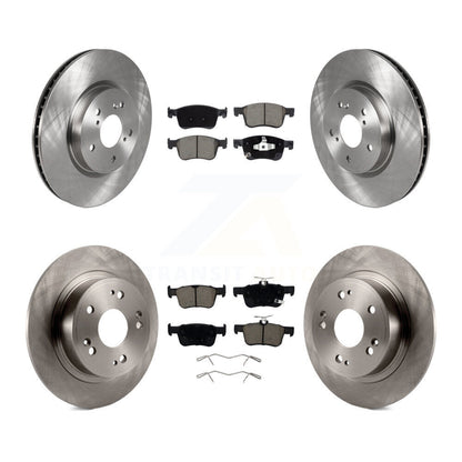 Kit de rotors de frein à disque avant et arrière et plaquettes en céramique pour Honda Accord K8C-100986
