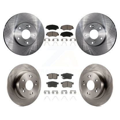 Kit de rotors de frein à disque avant et arrière et plaquettes en céramique pour Honda Accord K8C-100987