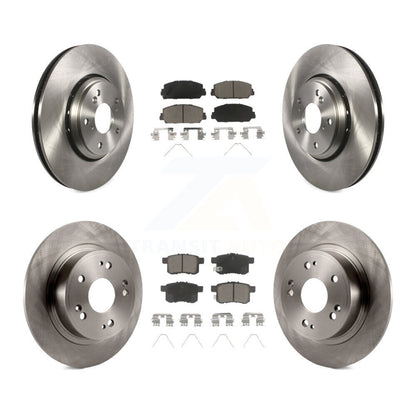 Kit de rotors de frein à disque avant et arrière et plaquettes en céramique pour Honda Accord K8C-100988