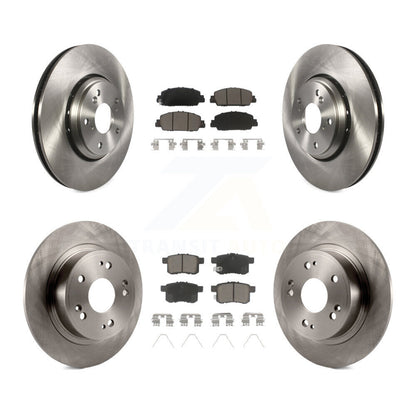 Kit de rotors de frein à disque avant et arrière et plaquettes en céramique pour Honda Accord K8C-100989