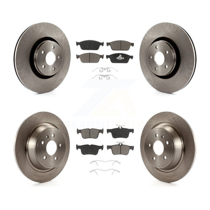 Kit de rotors de frein à disque avant et arrière et plaquettes en céramique pour Lincoln MKC K8C-100990