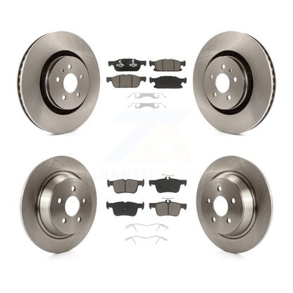 Kit de Rotor de frein à disque avant et arrière et plaquettes en céramique, pour Ford Edge Lincoln Nautilus MK