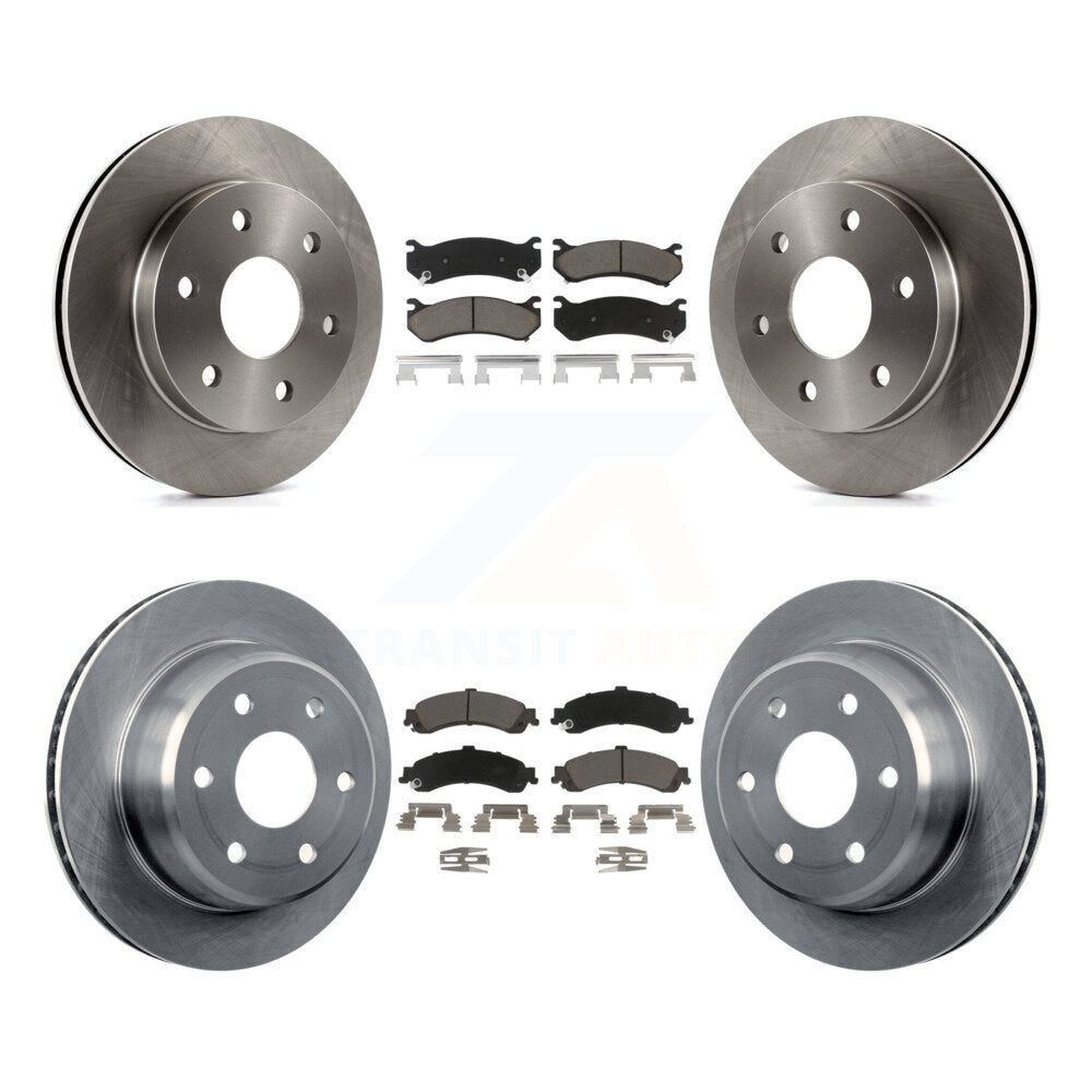 Kit de rotor de frein avant et arrière et plaquettes en céramique, pour Chevrolet GMC Silverado 1500 Sierr