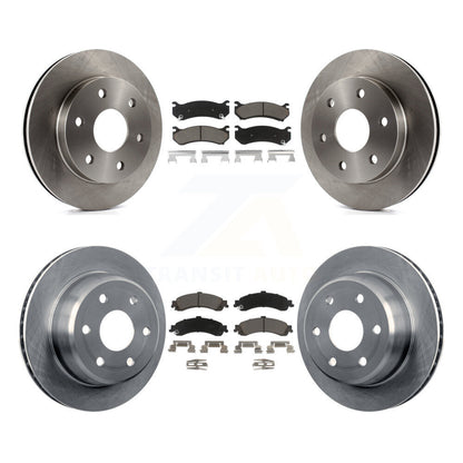 Kit de rotor de frein avant et arrière et plaquettes en céramique, pour Chevrolet GMC Silverado 1500 Sierr