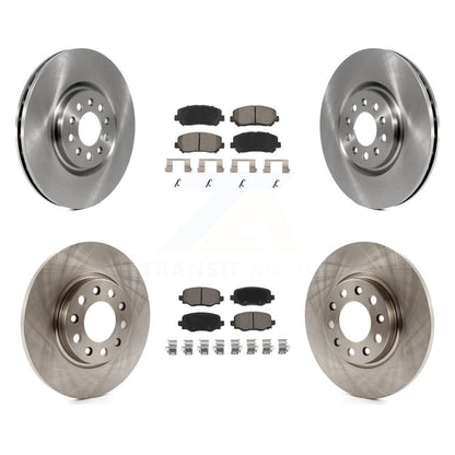 Kit de rotors de frein à disque avant et arrière et plaquettes en céramique pour Chrysler 200 K8C-100997