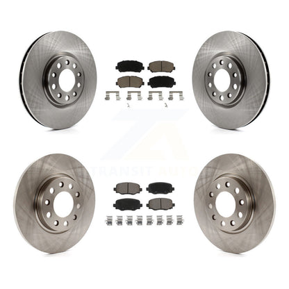 Kit de rotors de frein à disque avant et arrière et plaquettes en céramique pour Chrysler 200 K8C-100998
