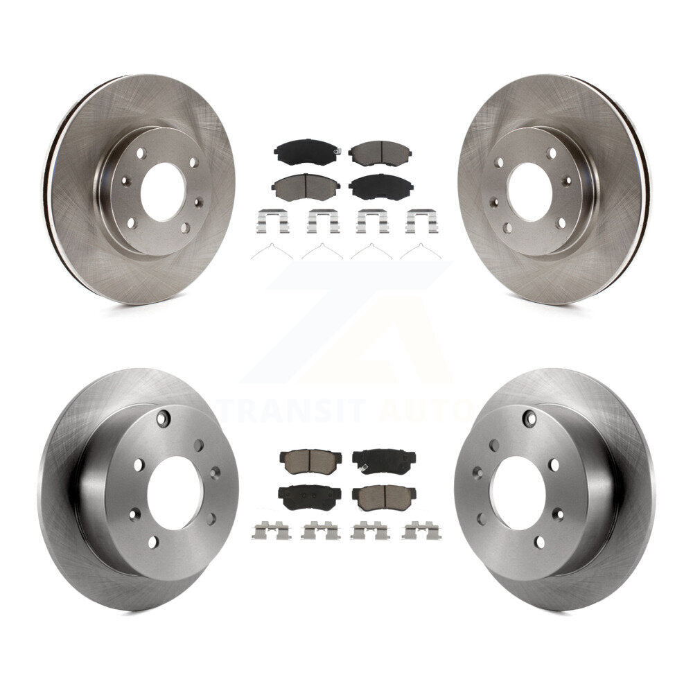 Kit de rotors de frein avant et arrière et plaquettes en céramique, pour Hyundai Sonata Kia Optima Magenti