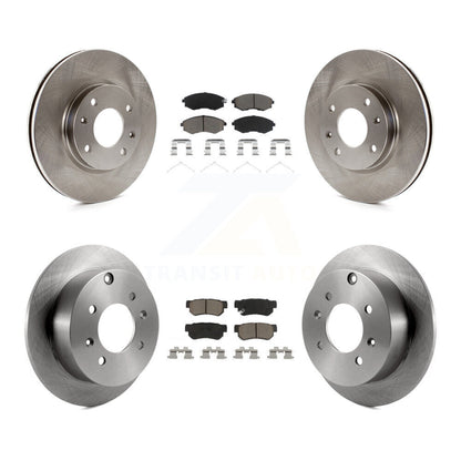 Kit de rotors de frein avant et arrière et plaquettes en céramique, pour Hyundai Sonata Kia Optima Magenti