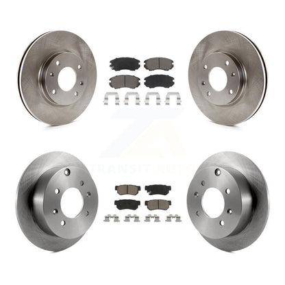 Kit de rotors de frein avant et arrière et plaquettes en céramique, pour Hyundai Sonata Kia Optima Magenti
