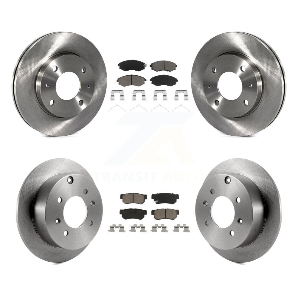 Kit de rotors de frein avant et arrière et plaquettes en céramique, pour Hyundai Sonata Kia Optima Magenti