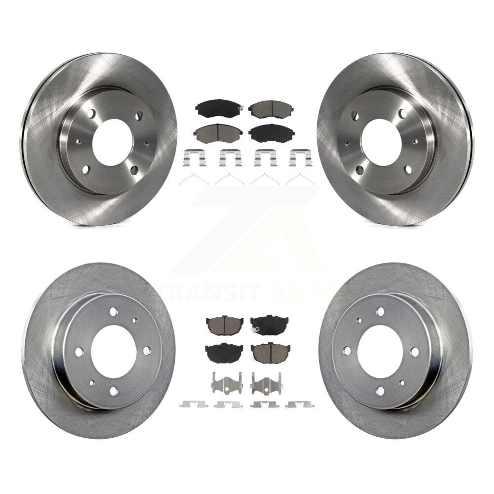 Kit de rotors de frein à disque avant et arrière et plaquettes en céramique pour Hyundai Elantra K8C-10100