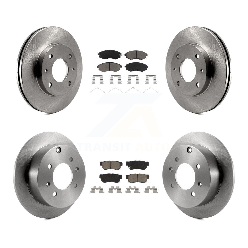 Kit de rotors de frein à disque avant et arrière et plaquettes en céramique pour Hyundai Sonata K8C-101008