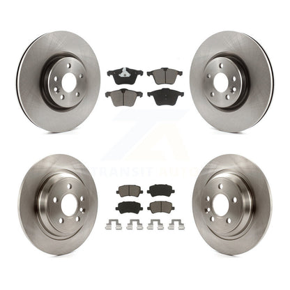 Kit de rotors de frein à disque avant et arrière et plaquettes en céramique pour Volvo S60 V70 K8C-101012