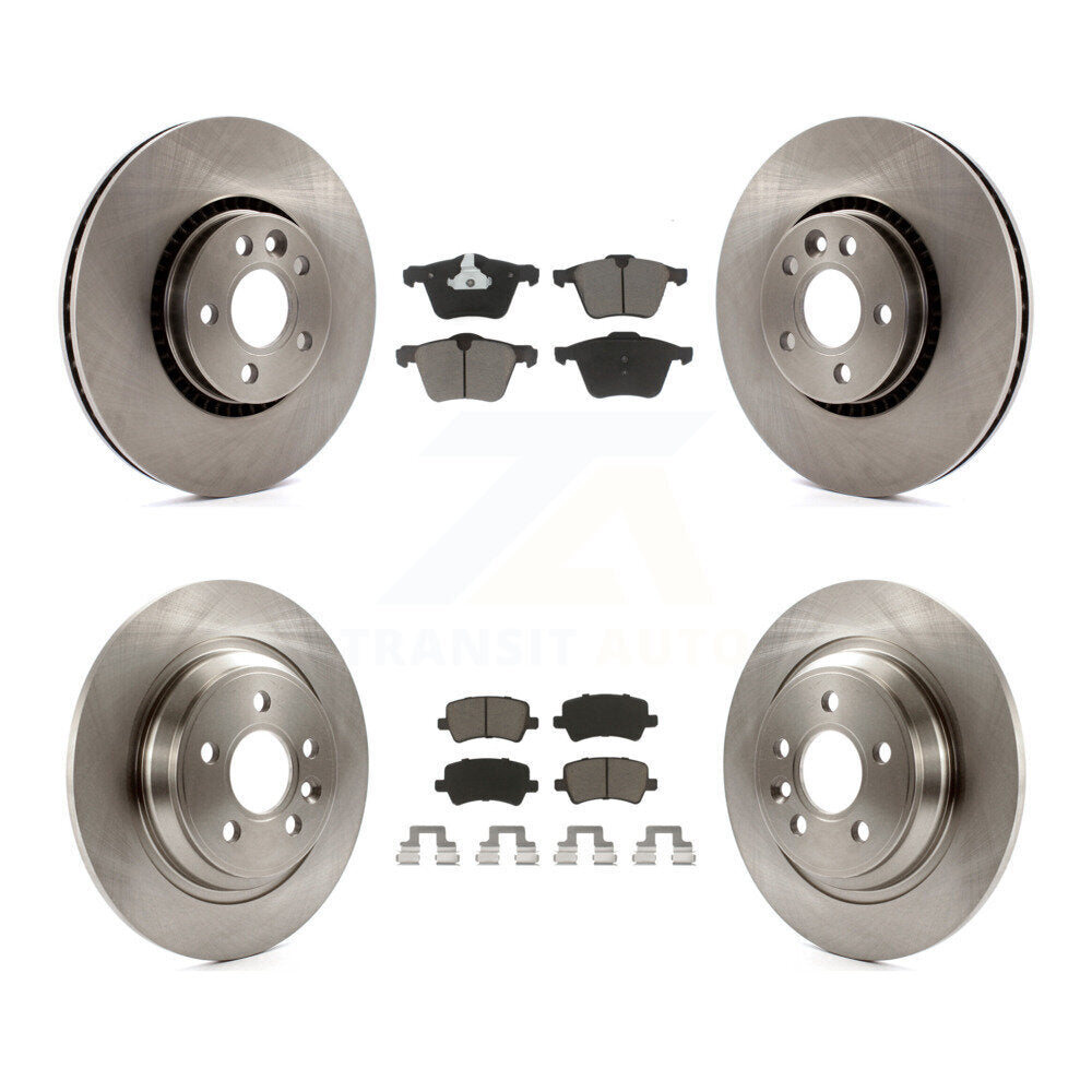 Kit de plaquettes de frein à disque avant et arrière, Rotors en céramique, pour Volvo S60 V60 Cross Country V7