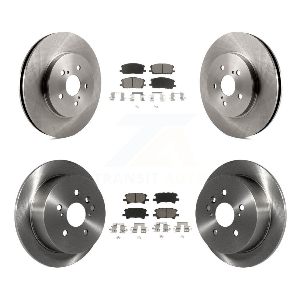 Kit de rotor de frein avant et arrière et plaquettes en céramique, pour Lexus RX350 RX330 Toyota Highlande
