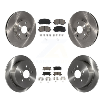 Kit de rotors de frein à disque avant et arrière et plaquettes en céramique pour Toyota Highlander