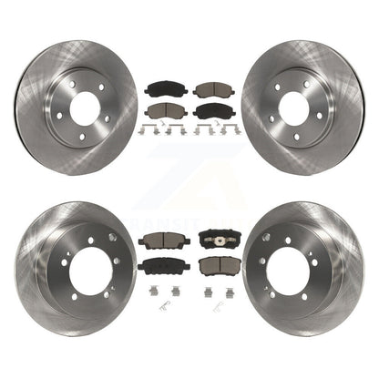 Kit de rotors de frein à disque avant et arrière et plaquettes en céramique pour Mitsubishi Lancer