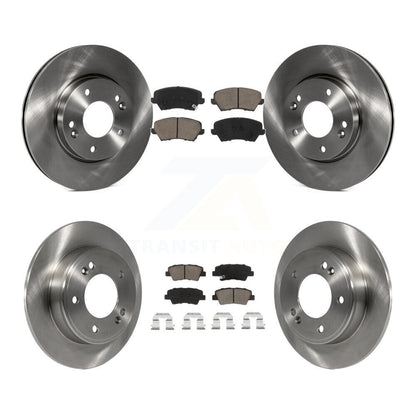 Kit de rotor de frein avant et arrière et plaquettes en céramique, pour Kia Forte Hyundai Elantra GT Forte