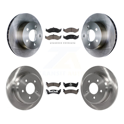 Kit de rotors de frein à disque avant et arrière et plaquettes en céramique pour Jeep Grand Cherokee