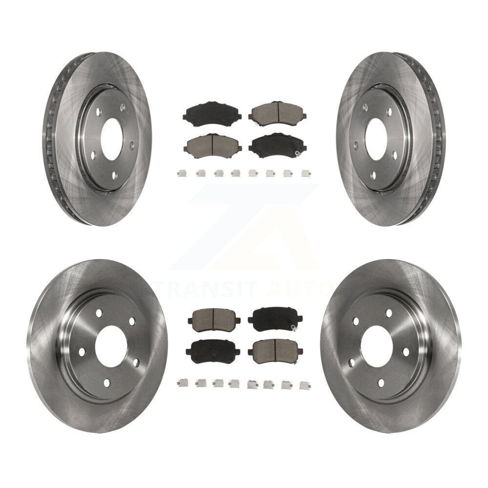 Kit de plaquettes de frein en céramique, Rotors avant et arrière, pour Dodge Grand Caravan Journey Chrysler