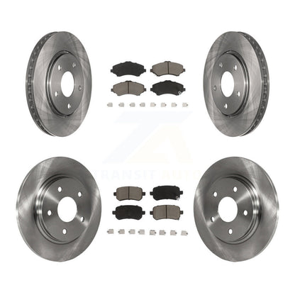 Kit de plaquettes de frein en céramique, Rotors avant et arrière, pour Dodge Grand Caravan Journey Chrysler