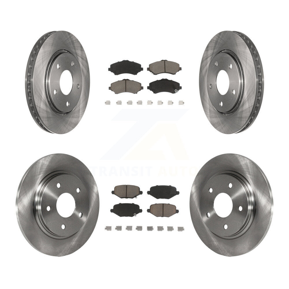 Kit de rotor de frein avant et arrière et plaquettes en céramique, pour Dodge Grand Caravan Chrysler Town