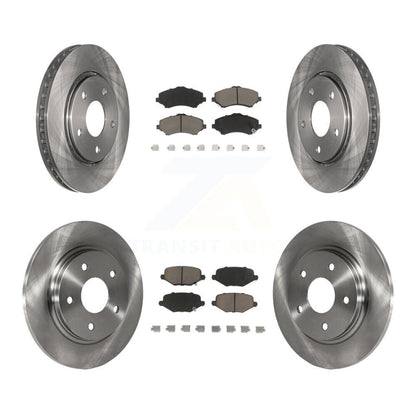 Kit de rotor de frein avant et arrière et plaquettes en céramique, pour Dodge Grand Caravan Chrysler Town