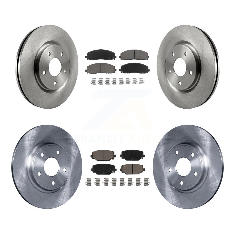 Kit de plaquettes de frein en céramique, Rotors avant et arrière, pour Dodge Grand Caravan Journey Chrysler