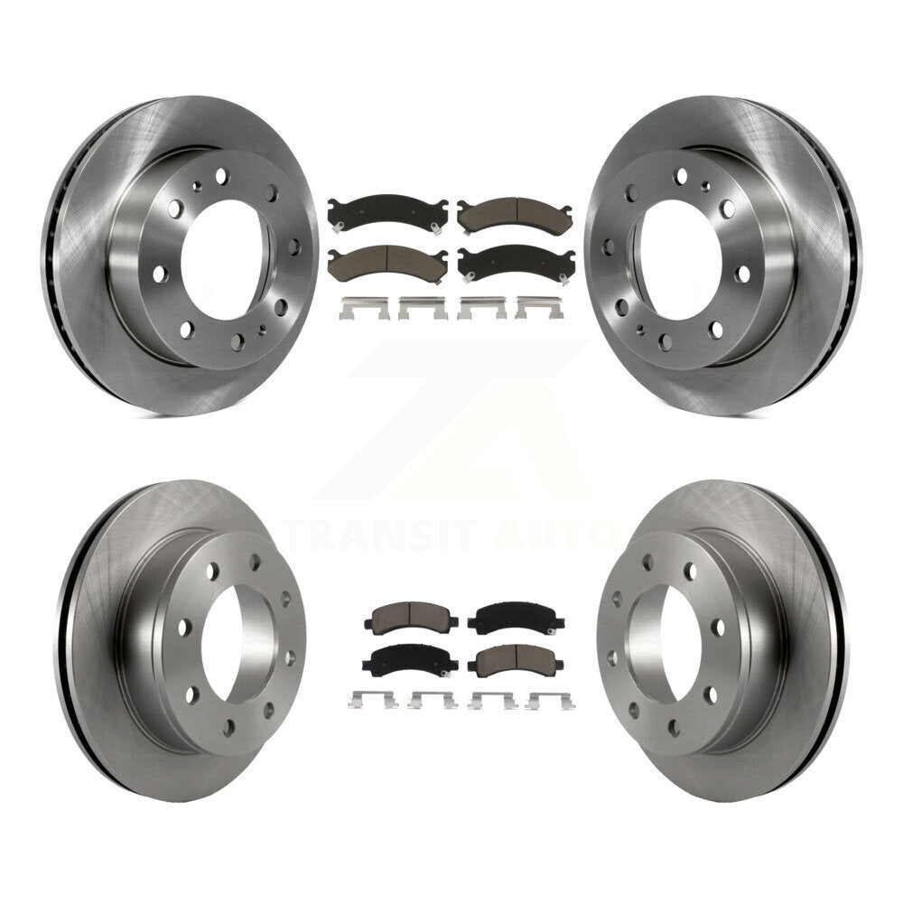 Kit de rotor de frein avant et arrière et plaquettes en céramique, pour Chevrolet Express 2500 GMC Savan