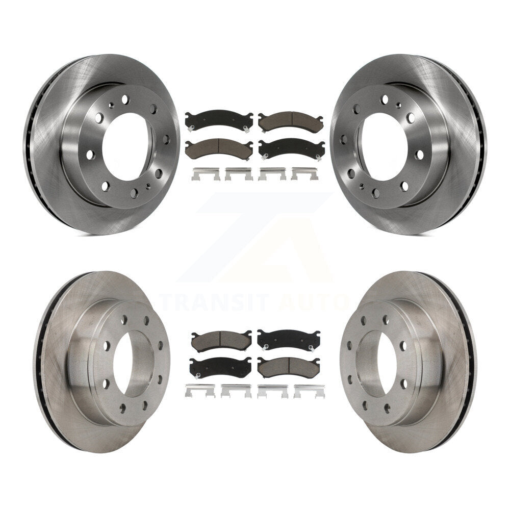 Kit de rotor de frein avant et arrière et plaquettes en céramique, pour Chevrolet GMC Sierra 2500 HD Humme