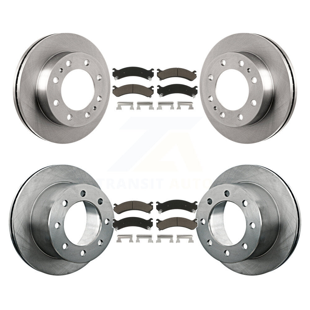 Kit de Rotor de frein avant et arrière et plaquettes en céramique, pour Chevrolet GMC Silverado 3500 Sierr