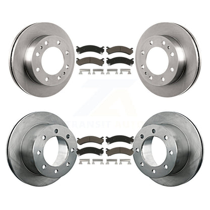 Kit de Rotor de frein avant et arrière et plaquettes en céramique, pour Chevrolet GMC Silverado 3500 Sierr