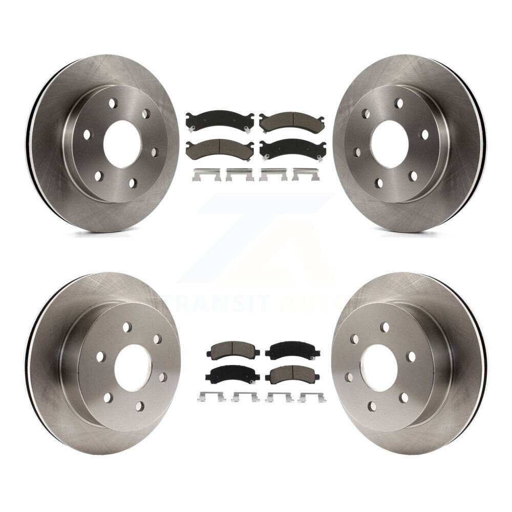 Kit de rotor de frein avant et arrière et plaquettes en céramique, pour Chevrolet Express 2500 GMC Savan