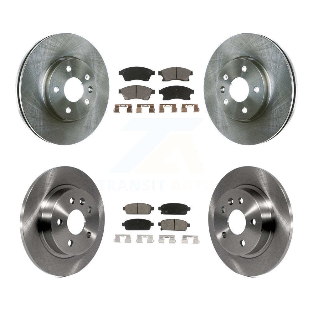 Rotors de frein à disque avant et arrière et Kit de plaquettes en céramique pour Chevrolet Cruze Sonic Limite