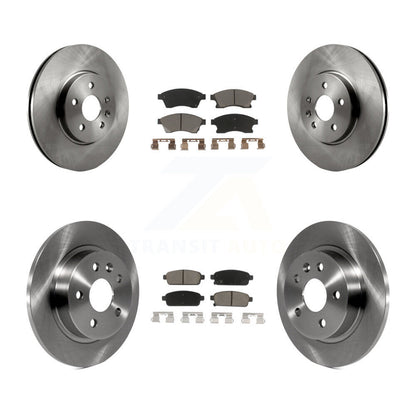 Kit de rotor de frein à disque avant et arrière et plaquettes en céramique pour Chevrolet Sonic R 2013-2014