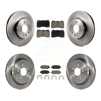 Kit de rotors de frein à disque avant et arrière et plaquettes en céramique pour Cadillac ATS K8C-101052