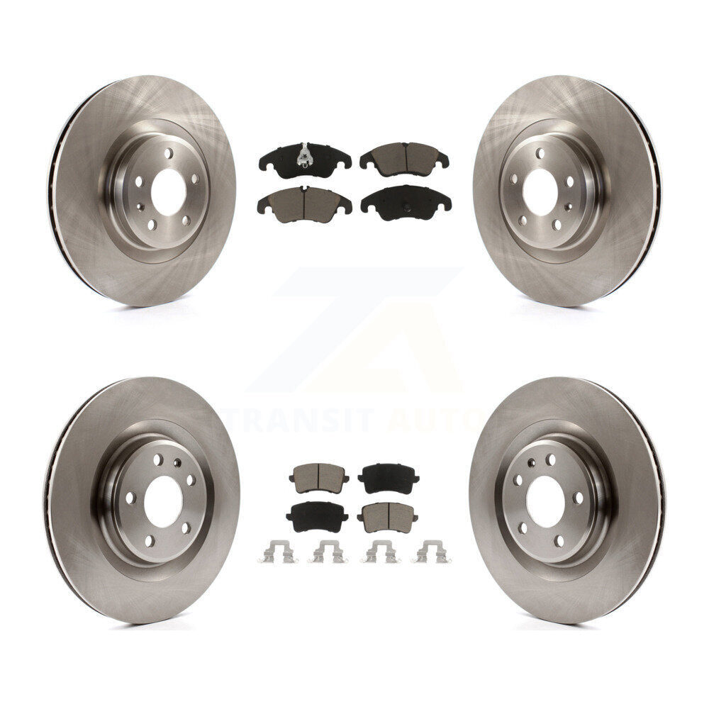 Kit de disques de frein à disque avant et arrière et plaquettes en céramique, pour Audi Q5 S4 S5 K8C-101055