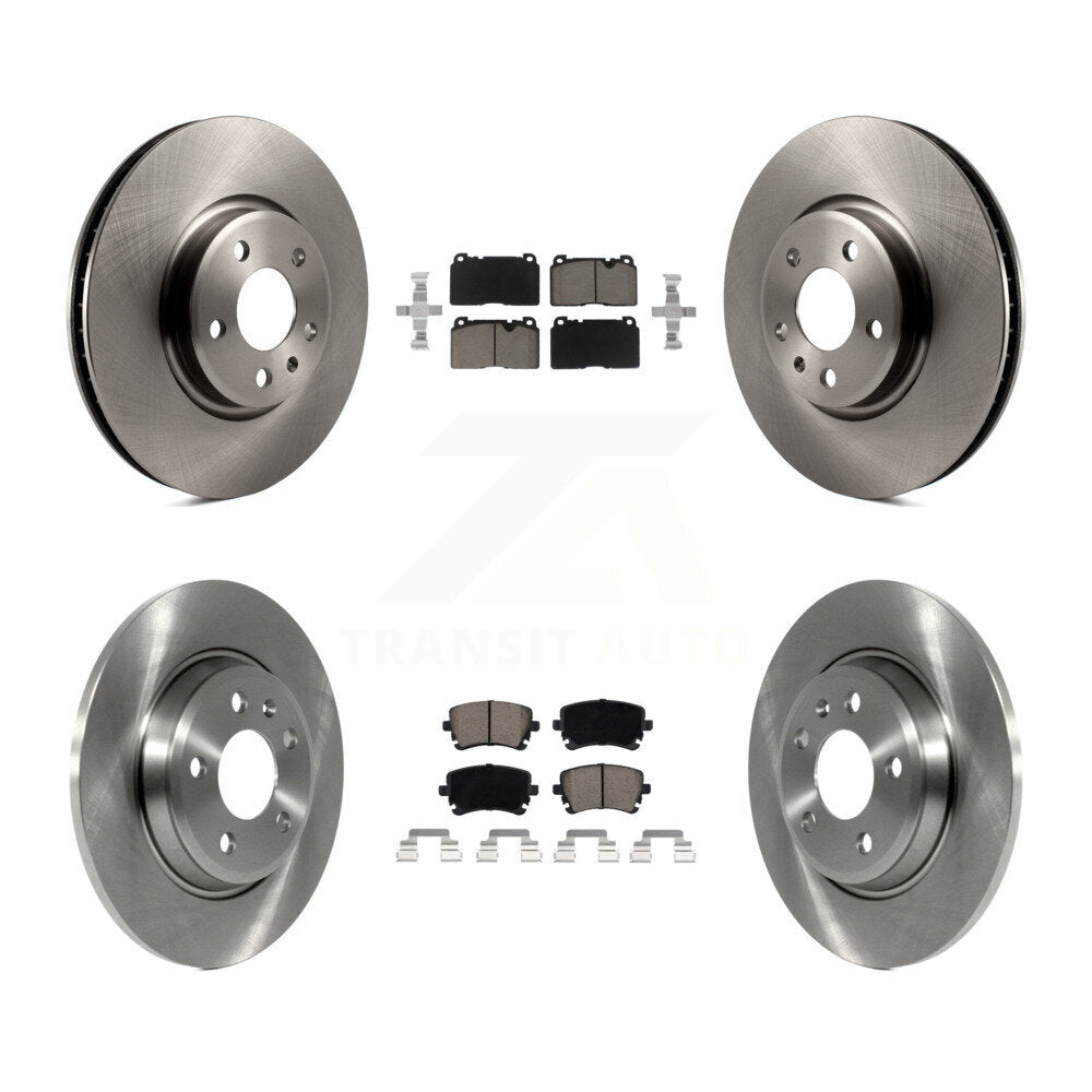 Kit de rotors de frein à disque avant et arrière et plaquettes en céramique pour moteur Audi Q5 FLEX 2016
