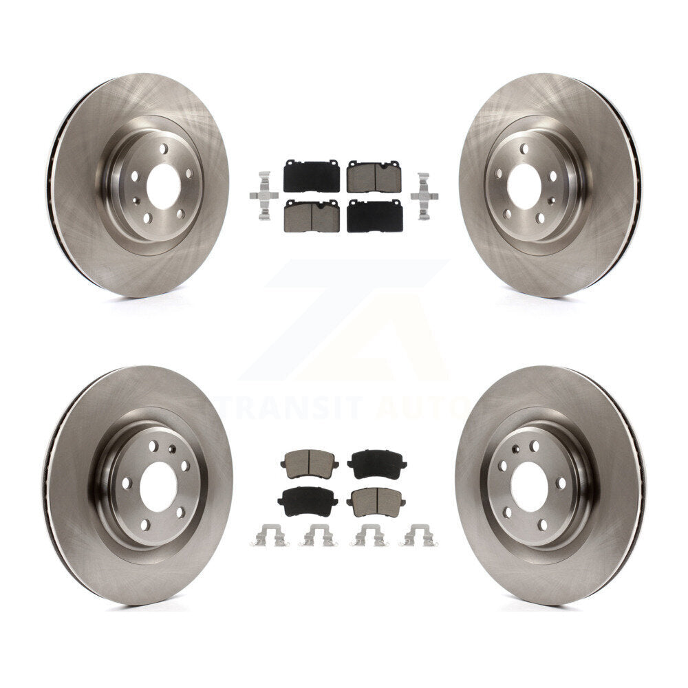 Kit de rotors de frein à disque avant et arrière et plaquettes en céramique pour Audi Q5 K8C-101057