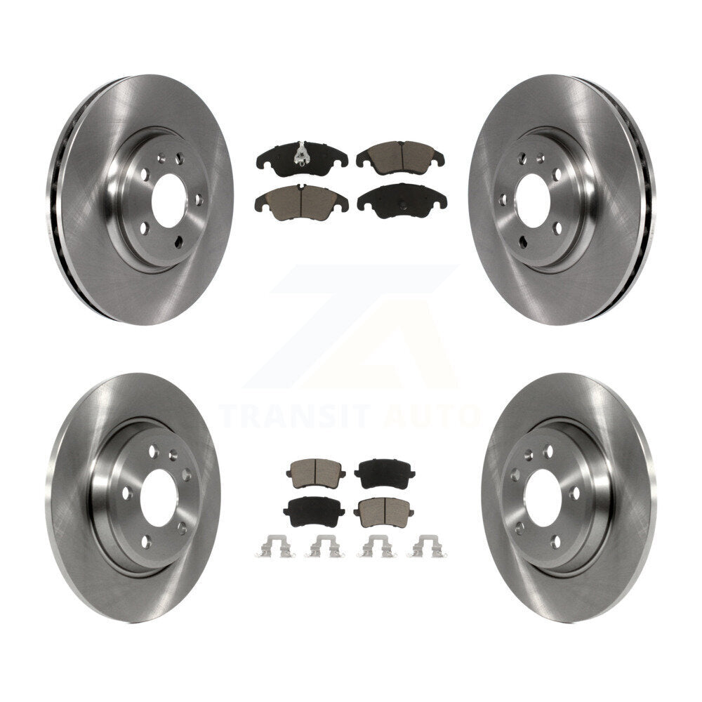 Kit de rotors de frein à disque avant et arrière et plaquettes en céramique, pour Audi Q5 A4 Quattro A5