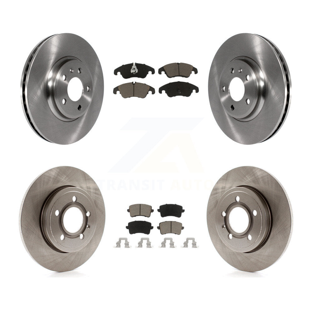 Kit de plaquettes en céramique pour Rotor de frein à disque avant et arrière, pour Audi A4 Quattro berline/Wago 2009
